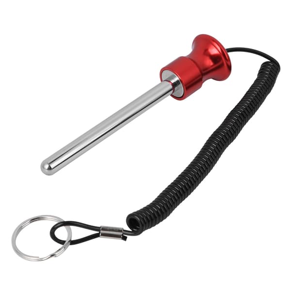 Magnetisk viktstapelstift med dragrep, styrketräningsaccessoar, röd