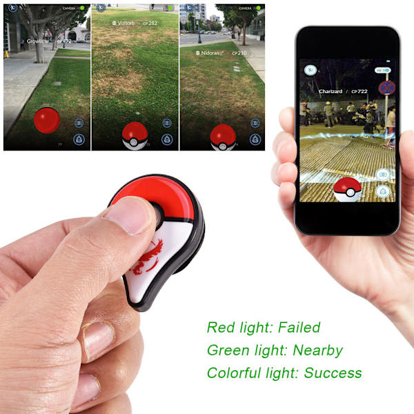 Bluetooth V4.1 Armbandsklocka Armband Speltillbehör för Nintendo Go Plus Röd