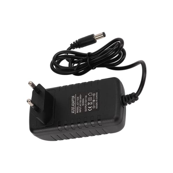 12V 3A strømforsyningsadapter universell strømadaptertransformator for skjerm EU-plugg 100-240V