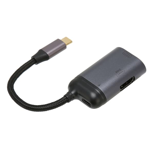 USB C til VGA Adapter 4K 60Hz 100W PD Aluminiumlegering til Laptop Desktop Telefon