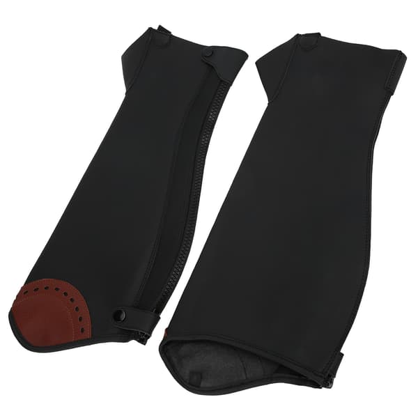 2st Läder Half Chaps Ridning Half Chaps Benskydd för vuxna M
