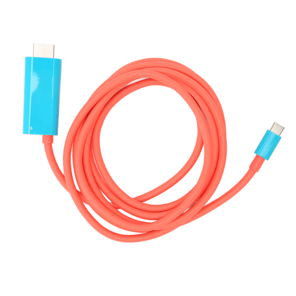 Typ C-omvandlingskabel för Switch 4K 30Hz USB3.1 Typ C till HDMI-kabel för TV-dockningsläge 2m