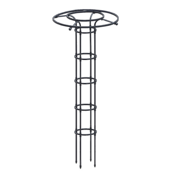 Saml paraplyformet blomsterstand og pergola - total højde 180 cm