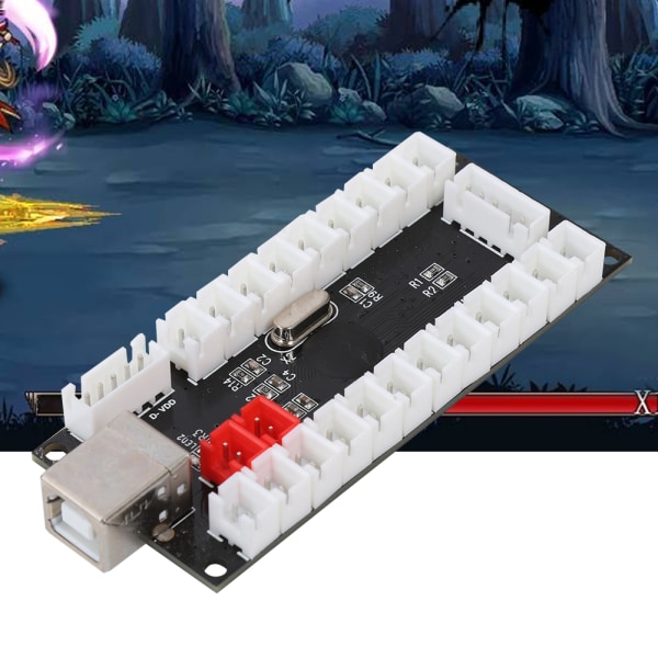 Arcade-spill USB-koderknappkontroll for Raspberry Pi-verts PC-spillmaskin BlackCY-822C