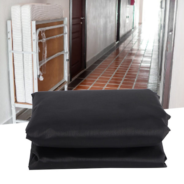 Svart Bärbar Vikbar Sängöverdrag Möbel Dammskyddande Skyddande Överdrag för Inomhus Utomhus Användning 85x33x107cm