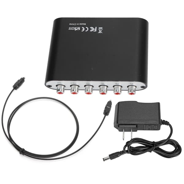 AY42A 2.0 DTS 5.1 Metal Audio Decoder Analog SPDIF Coaxial RCA DTS AC3 Audio Decoder