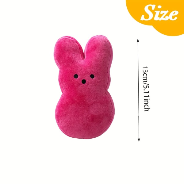 Legetøj Sødt dyr Bunny Fyldt Dukke Legetøj Bordsofa Dekor Komfort Dukke Pude Legetøj Til Børn Påskedekoration, 13 cm/5,11 tommer 6pcs Easter Bunny Plush