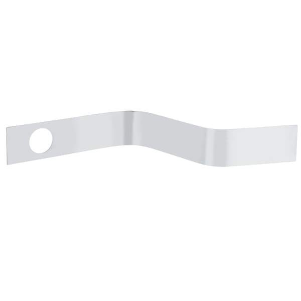 S-formet vinreol i rustfrit stål, bar disk hylde stand