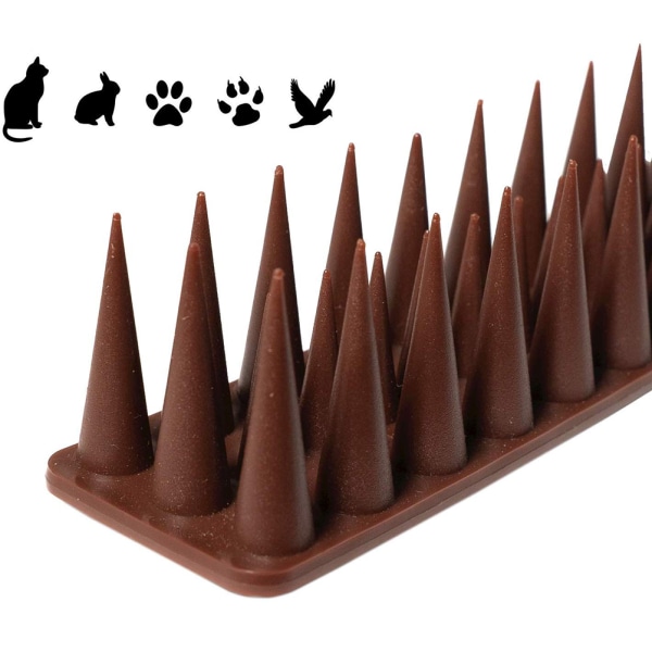 10 STK Fugleavvisende verktøy Tyveriavvisende spikerkatt Smådyravstøtende feste til vegggjerde eller tak