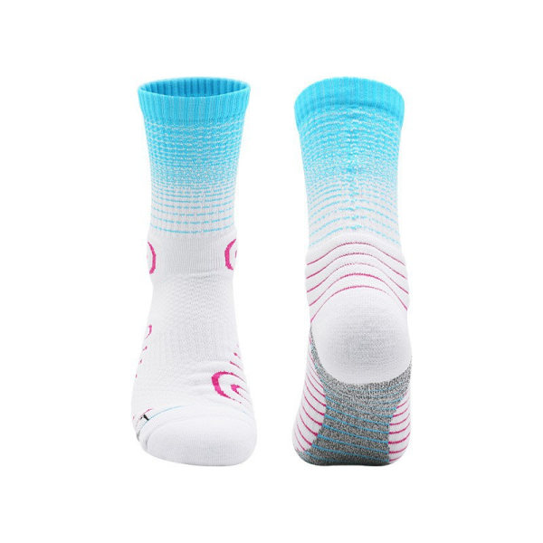 4 pakke basketballstrømper, lavtskårne sokker til mænd og kvinder, åndbare sportssokker i bomuld til mænd