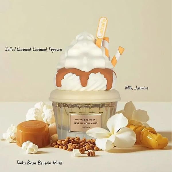 【02】Marshmallow Cupcake parfym 75ml Gourmand Chokladdoft Långvarig Present chocolate