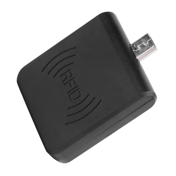 W86 Micro USB RFID-kortläsare Bärbar Mobil ID-läsare för Android