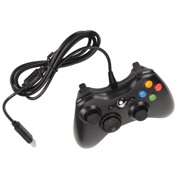 Kablet spilcontroller til Android med vibration, multifunktionel komfortabel gamepad, sort