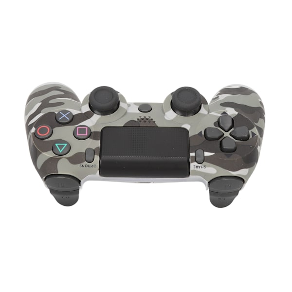 Spilcontroller Dobbelt Vibration Følsom Trådløs Controller Gamepad til PS4 Slim Pro til PS5 Camouflage Grå