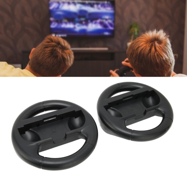 2 stk. Rattet Controller Portable Racing Spil Tilbehørssæt til SwitchSort