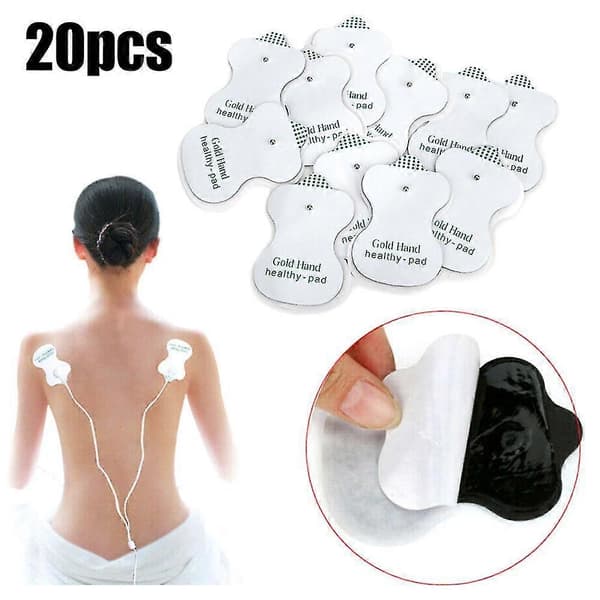 6/10/20 st Tens Elektrodplattor Hälsa Fysioterapi Massageinstrument Terapi Massagedynor 20PCS