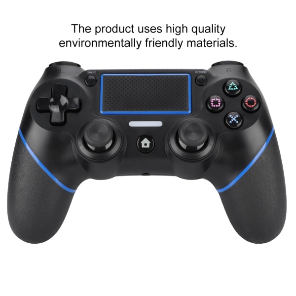 PS4-3 trådlös spelhandtagskontroll ABS Svart Klassiskt Ergonomiskt utseende