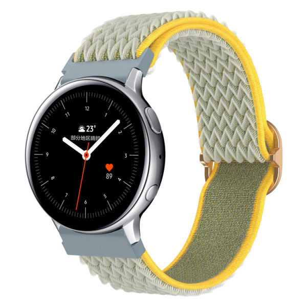 3st 20 mm band kompatibel med Samsung Galaxy Watch Active 2(40mm/44mm)/ watch 3 41mm/ watch 42mm/Gear S2 Classic, sportrem i nylon , lila,20mm