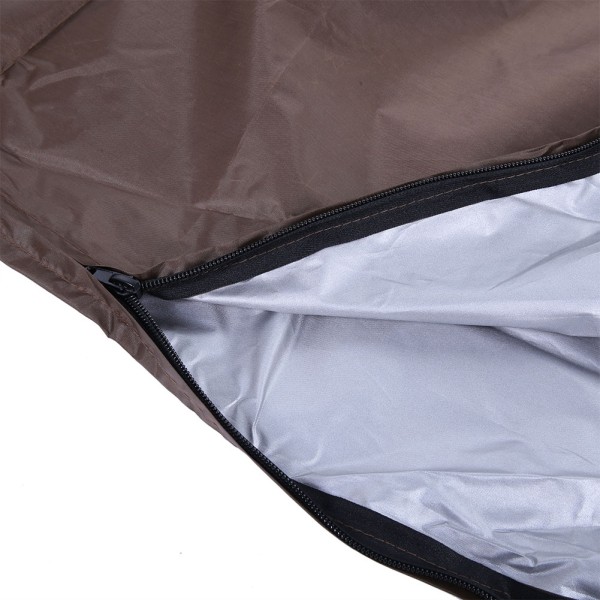Vanntett hageparasolltrekk beskytter utendørs terrasse regntrekk 265 * 40CM (kaffe)