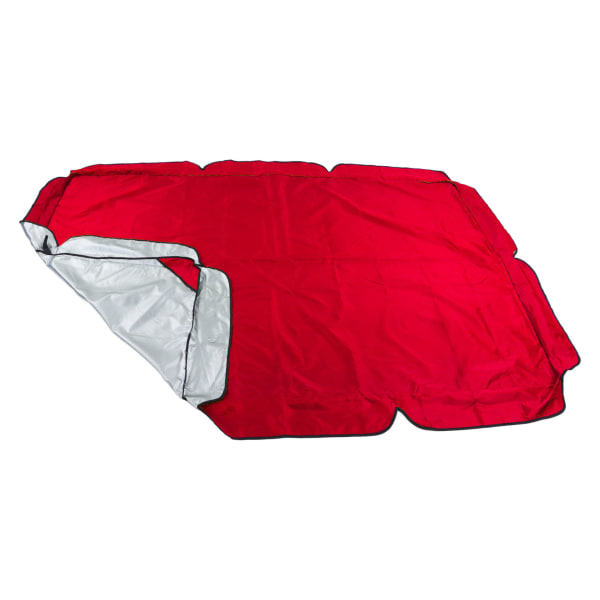 Swing Canopy 600D Sølvcoated Oxford Cloth Vandtæt Swing Top Cover til Outdoor Red