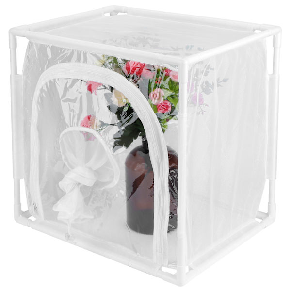 Insekt Netbur Greenhouse Udendørs Ventileret Sommerfugle Habitat Bur 40x30x40cm