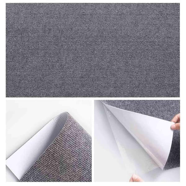 Selvklebende katteskrapematte, skrapematte, katteklorebrett, katteveggklorebrett Dark Grey