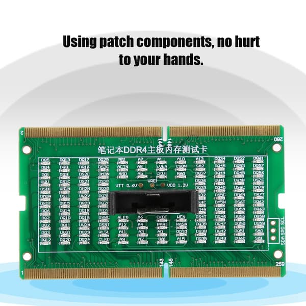 SO DIMM Analyzer Diagnostisk Tester til PC Laptop Desktop DDR2 DDR3 DDR4 med LED-lys