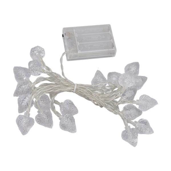 20-pack Batteridrivna Jordgubbsformade Fairy Lights - Utomhus LED Juldekoration för Hem och Rum