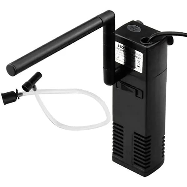[02]Internal Aquarium Filter 3W/4W 20L-60L Adjustable Internal Filter with Filter Sponges, Easy Operation and Maintenance