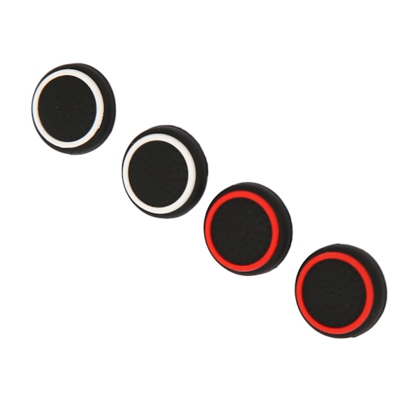 4 st Thumb Grip Caps Mjuka Silikon Förhindrar Glidande Ersättningsjoystick Tummepinne Hätta för Steam för ROG Konsoler