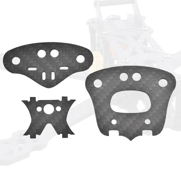 3-pack kolfiberplatta för Emax Hawk Buzz RC uppgraderingstillbehör