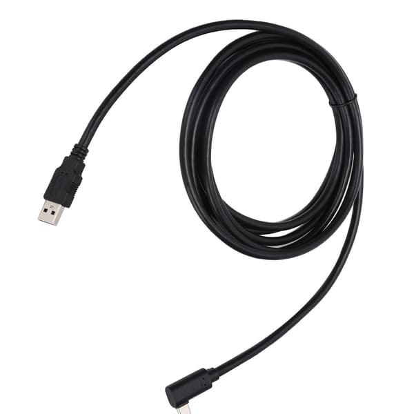 USB 3.1 Typ C till Typ A Vänster Höger Vinkel Laddningskabel för Oculus Link VR