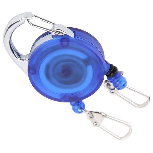 Flugfiske Double Retractor Infällbar Nylon Wire Tool Retractor Clip Anglers Tool