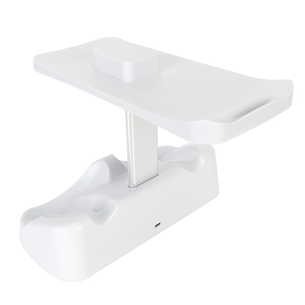 Laddningsdocka för PS5 VR2-kontroll för PSVR 2 med VR-headsetstativ LED-indikator 2 magnetiska spännen Typ C-kabel Vit