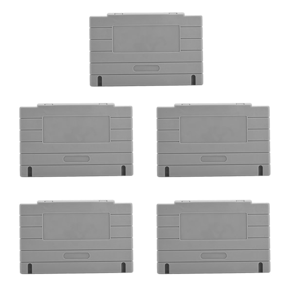 5 STK Game Card Cartridge US Version Replacement Shell til SNES SFC