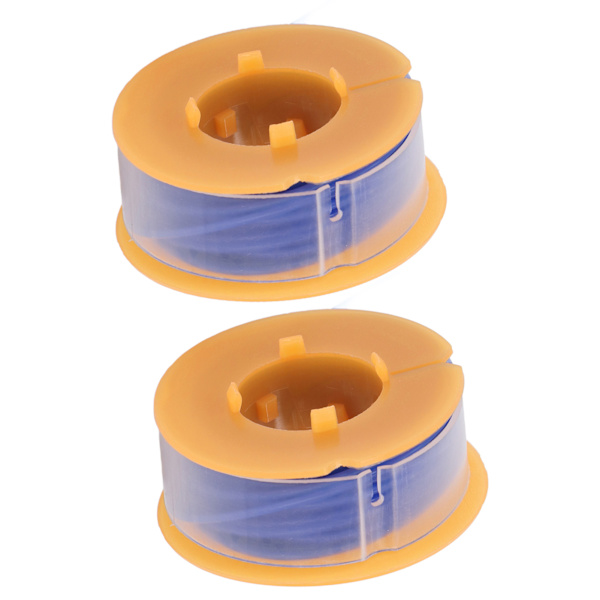 2 stk. Grasklipperspoletråd Nylon Trimmer Tilbehør Utskifting Passer for BOSCH ART 30 ART 30FA Blå