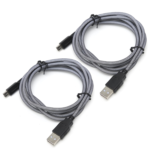2st 1,5M PVC-värd Micro USB -laddningskabel Hållbar passform för Nintendo Ny 3DSXL NDSi 2DS
