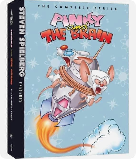 【02】Pinky og Brain Komplet Serie (DVD, 12-disc sæt, bind 1 2 3) engelsk version