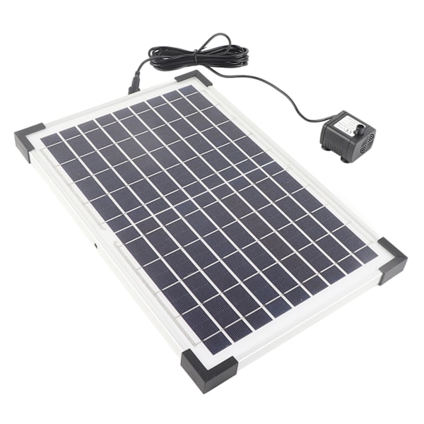 Solcelled Fontænepumpe 9V 10W Nem at Installere Solcelledrevet Fontæne Havepumpe Sæt til Fuglebad Have Baghave Pool Fisketank