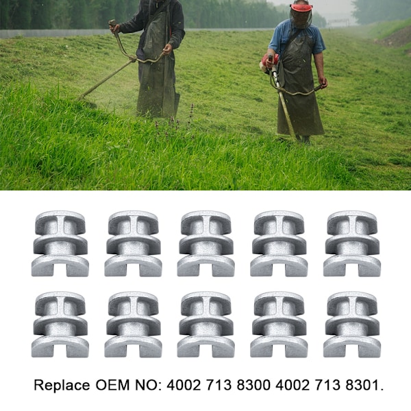 10-osainen niittiholkki STIHL 25-2 Autocut -trimmeripäähän, malli 4002 713 8300 ja 8301