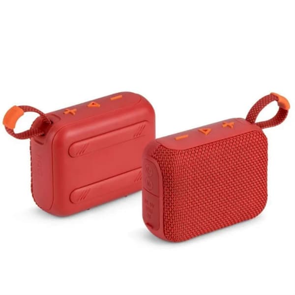 2X GO4 Mini Bluetooth Speaker Wireless Waterproof Subwoofer for Outdoor and Home Use with Plug-in Function Röd