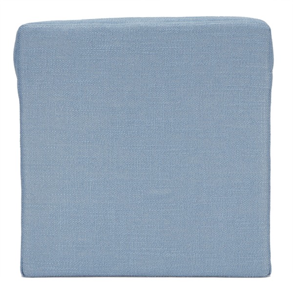 Hjemme-Yoga Matte Kvadratisk Myk Gulv Pute Avtakbar Vaskbar Meditasjonsmatte Pute Blå 40 x 6cm (L x B x H)