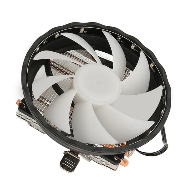 12 cm RGB CPU-køler 3-pin lavt støjniveau højtydende køleventilator til computer