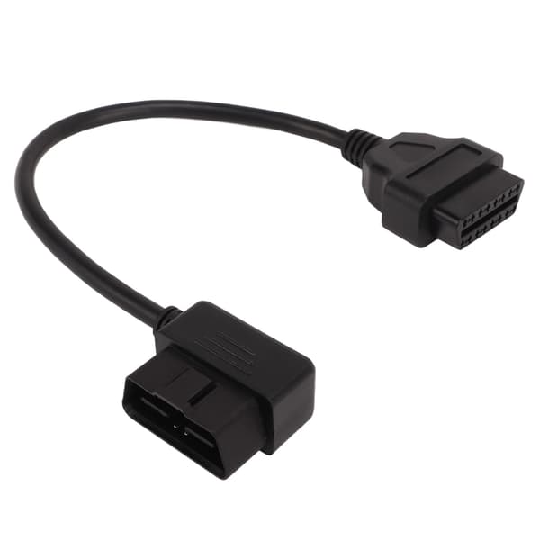 OBD2 Adapterkabel 16-benet han til hun forlænger fleksibel stabil forbindelse til bil