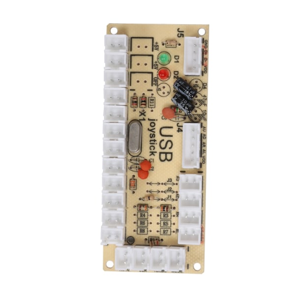 Arcade-peli USB-kooderipainikkeen ohjain Raspberry Pi -isännän PC-pelikoneelle Musta CY-822A