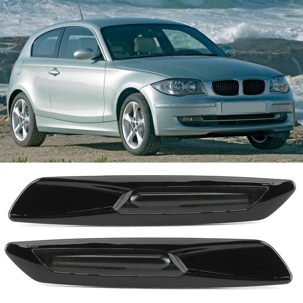 2 STK LED Blinklys Skjerm Side Markeringslys Høy Lysstyrke Kompatibel E81 E82 E90 E60 E61