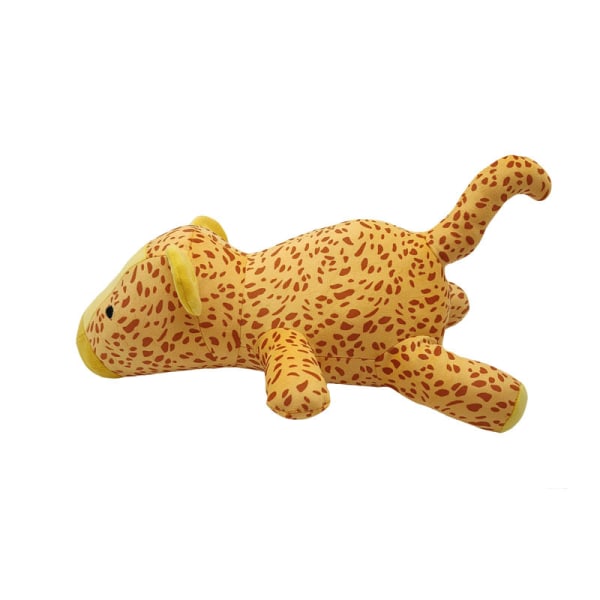 38 cm oransje leopard Plysj kosedukke