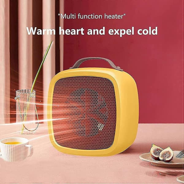 Rumvarmer, elektrisk miniventilator vinter elektrisk med termostat høj effekt