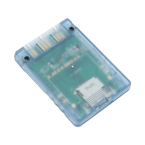 MX4SIO SIO2SD Minnekortadapter Håndlaget Stabil Erstatning Minnekortadapter for PS2 Transparent Blå