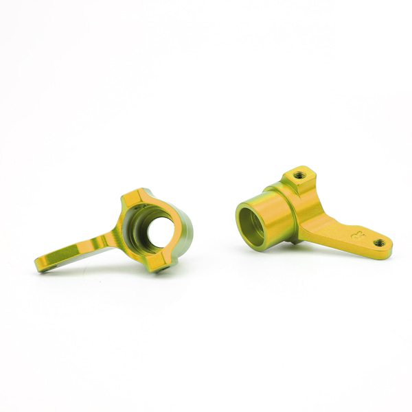 2 st Knuckle Arm Passar för KYOSHO 4WD Optima Maxima 1/10 RC Offroadfordon (Guld)